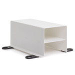 Costume Lounge Low Side Table - White