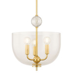 Arianne Pendant - Aged Brass / Bronze