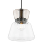 Elodie Pendant - Bronze / Clear
