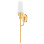 Luisa Wall Light - Aged Brass / Opal Matte