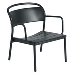 Linear Steel Lounge Armchair - Anthracite