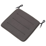 Linear Steel Chair Seat Pad - Dark Grey