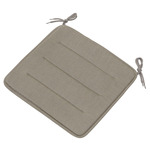 Linear Steel Chair Seat Pad - Light Grey