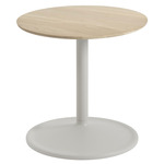 Soft Side Table - Oak + Grey
