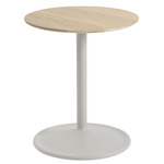Soft Side Table - Oak + Grey