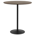 Soft Dining Table - Dark Oak + Black