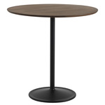 Soft Dining Table - Dark Oak + Black