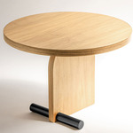 Nova 2 Side Table - Black / Oak