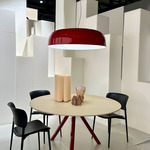 Canopy LED Pendant - White / Scarlet Red