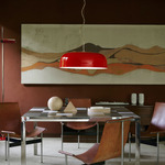 Canopy LED Pendant - White / Scarlet Red