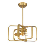 Lynx Fandelier - Warm Brass