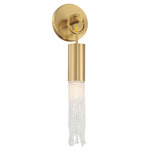 Chelsea Wall Light - Warm Brass / Clear