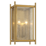 Jacobs Wall Light - Warm Brass / Clear