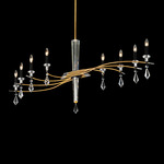 Tempest Linear Chandelier - Gold / Radiance Crystal