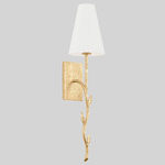 Elwyn Wall Light - Vintage Gold Leaf