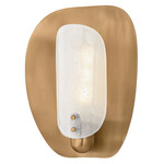 Adler Wall Light - Patina Brass / White