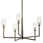 Lyle Chandelier - Black Patina Gold / Clear