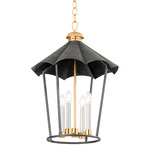 Wildomar Pendant - Vintage Gold Leaf