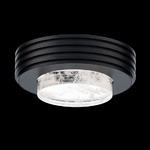Zircle Color-Select Ceiling Light / Wall Sconce - Black / Optic Haze Quartz