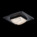 Promenade Color-Select Ceiling Light / Wall Sconce - Black / Crystal