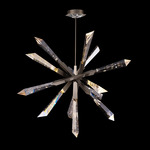 Solitude Sputnik Color-Select Pendant - Antique Nickel / Optic Haze Quartz