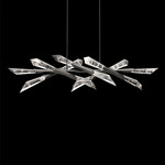 Solitude Color-Select Linear Pendant - Antique Nickel / Optic Haze Quartz
