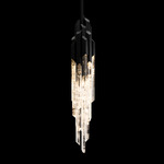Organza Color-Select Pendant - Black / Optic Haze Quartz