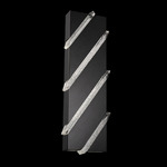 Barra Color-Select Wall Sconce - Black / Radiance Crystal Dust