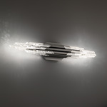 Organza Color-Select Wall Sconce - Black / Optic Haze Quartz