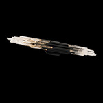 Organza Color-Select Wall Sconce - Black / Optic Haze Quartz