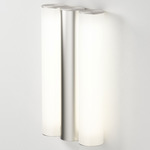 IP Gamma Wall Sconce - Satin Nickel / Opal
