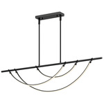 Aryas Linear Pendant - Urban Bronze / Frosted