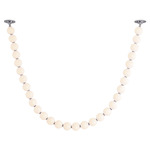 Akoya Chain Pendant - Chrome / Opal