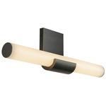 Apollo Bathroom Vanity Light - Urban Bronze / Milk
