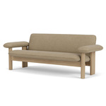 Brasilia Sofa - Natural Oak / Beige Boucle