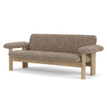 Brasilia Sofa - Natural Oak / Sahara Sheepskin