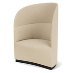 Tearoom High Back Lounge Chair - Black / Sand Logan