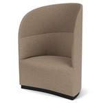Tearoom High Back Lounge Chair - Black / Flint Logan