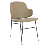 Penguin Upholstered Dining Chair - Black / Beige Baru