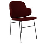 Penguin Upholstered Dining Chair - Black / Red Baru