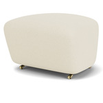 The Tired Man Footstool - Natural Oak / White Baru