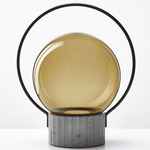 Sfera Portable Table Lamp - Smoke Brown / Black / Natural Concrete