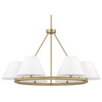 Parson Ring Chandelier - Matte Brass / Soft White