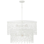 Phoebe Pendant - Matte White