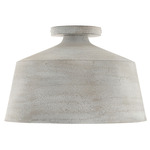 Quarry Semi Flush Ceiling Light - Stucco