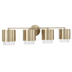 Weller Bathroom Vanity Light - Matte Brass / Matte Brass