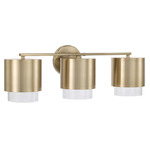Weller Bathroom Vanity Light - Matte Brass / Matte Brass