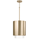 Weller Pendant - Matte Brass / Matte Brass