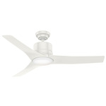 Piston Ceiling Fan - Fresh White / White