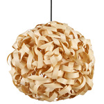 Bailey Pendant - Matte Black / Natural